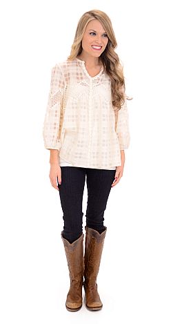 Susie Q Top, Ivory