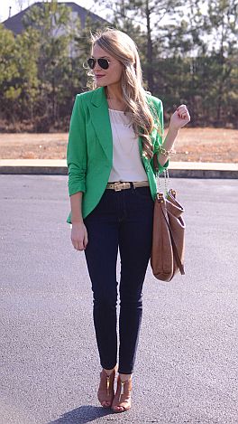 Nine to Five Blazer, Kelly Green