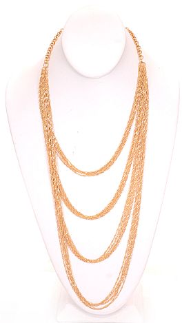 Metallica Necklace, Gold