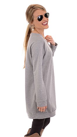 Be Comfy Sweatshirt, Heather Grey