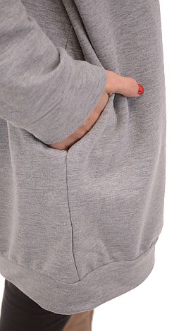 Be Comfy Sweatshirt, Heather Grey