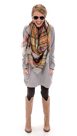 Be Comfy Sweatshirt, Heather Grey