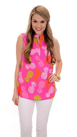 Anna Claire Top, Pineapple