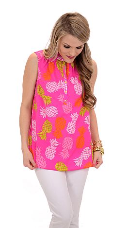 Anna Claire Top, Pineapple