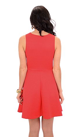 Scalloped Neckline Dress