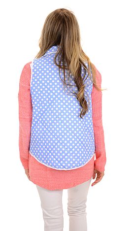 Polka Dot Puffer, Blue