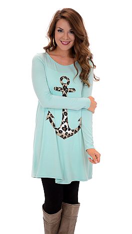 Leopard Anchor Tunic