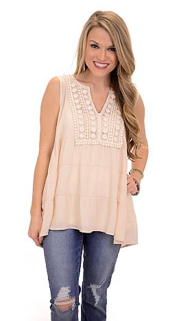 Tiered Boho Tank