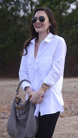 Perfect White Button Up