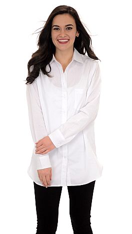 Perfect White Button Up