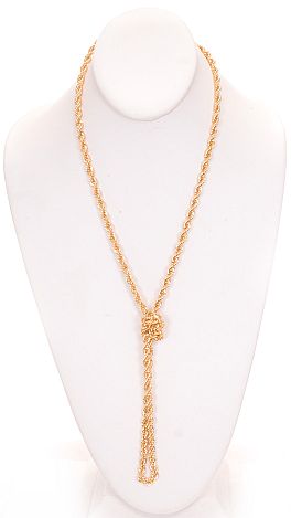 Twisted Gold Necklace