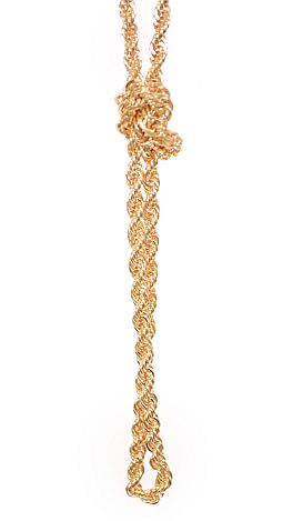 Twisted Gold Necklace