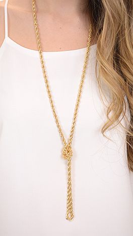 Twisted Gold Necklace