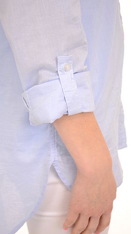 Claudia Button Down, Blue