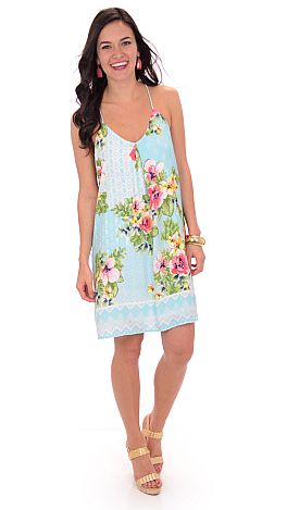 Luau Dress - Dresses - The Blue Door Boutique