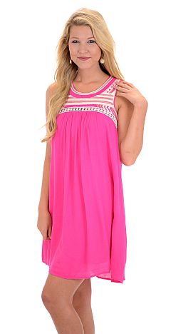 Mayan Love Dress, Pink