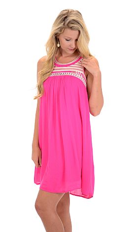 Mayan Love Dress, Pink