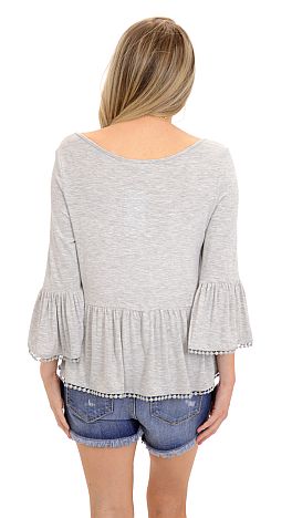 Knit Peplum Top