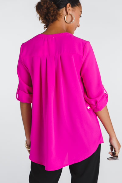 Classic Carrie Top, Hot Pink