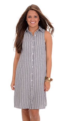 Line by Line Shirt Dress