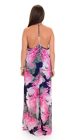 Floral T-Back Maxi