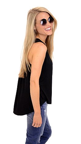 Afternoon Tee Tank, Black