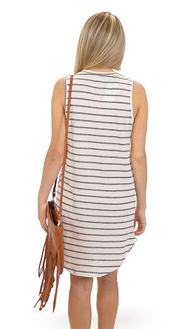Striped Away Dress