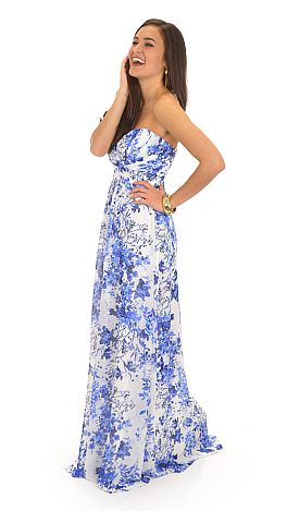 Blue in Bloom Maxi