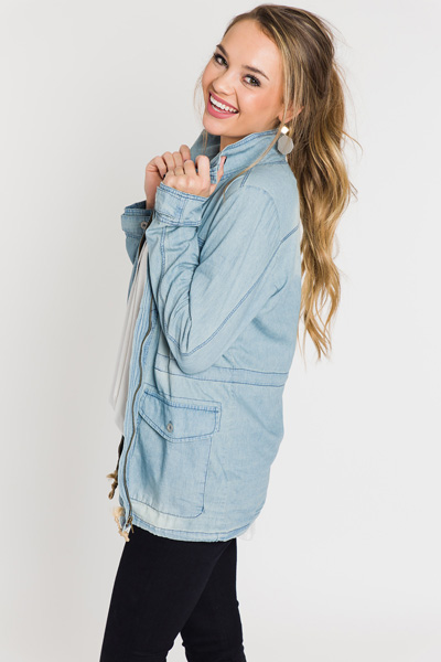 Chambray Utility Jacket