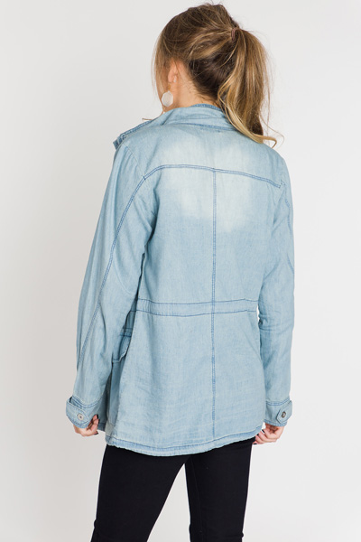 Chambray Utility Jacket