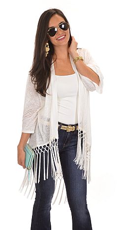 Burnout Paisley Kimono