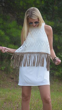 Cheyenne Crochet Dress 