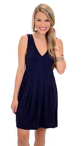 Day by Day Dress, Navy