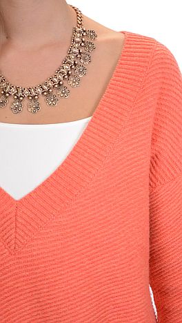 St Cloud Sweater, Coral