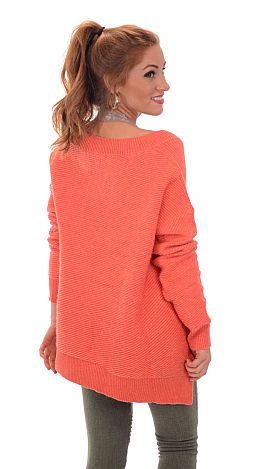 St Cloud Sweater, Coral