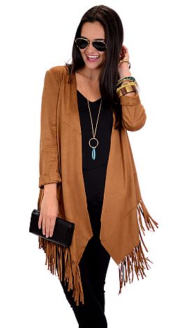 Swing and Suede Fringe, Camel