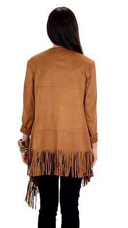 Swing and Suede Fringe, Camel