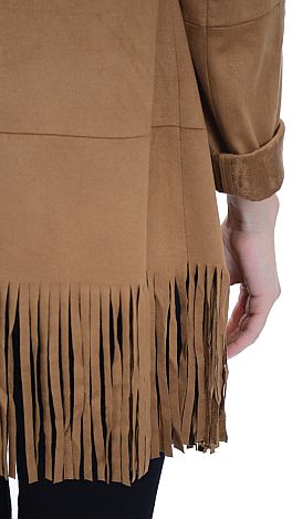 Swing and Suede Fringe, Camel