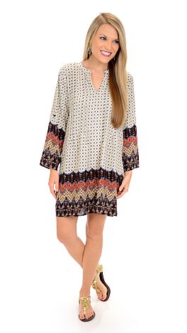 Busy Lizzie Dress / Tunic - Dresses - The Blue Door Boutique