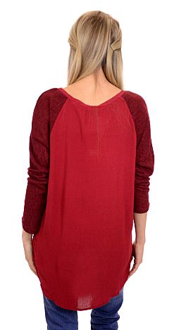 Judges Panel Top, Red