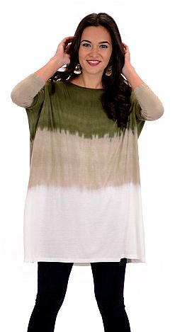 Ole Ombre Tunic, Olive