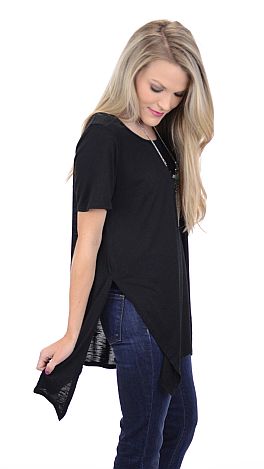 Plain Black Tee