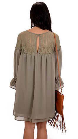 Coal Valley Dress, Olive