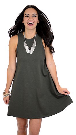 Super Sturdy Knit Dress, Olive