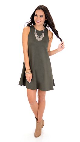 Super Sturdy Knit Dress, Olive