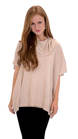 Oversized Cowl Neck Sweater