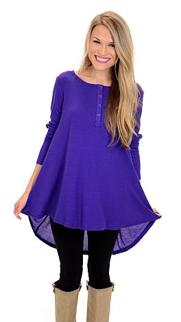 Thermal Swing Top, Eggplant