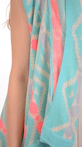 Neon Aztec Vest