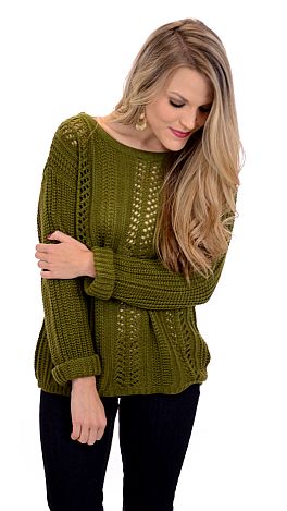 Corn Rows Sweater