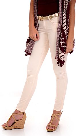 Winter White Skinny Jeans
